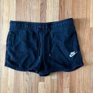 Nike Black Cotton Athletic Shorts
